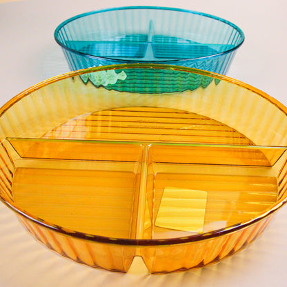 HC1-6 Three-compartment Crystal Fruit Plate M.20