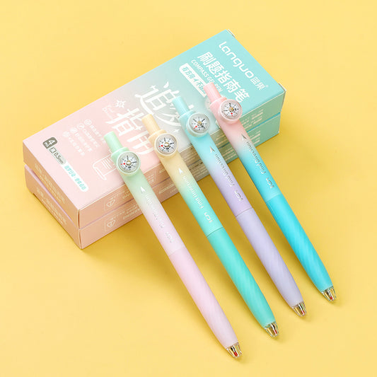 Fabulous Languo CG003 - JZ Click - action Gel Pens for Problem - solving on Display Stand! Ideal for intense study, they're showcased to attract users. M.82