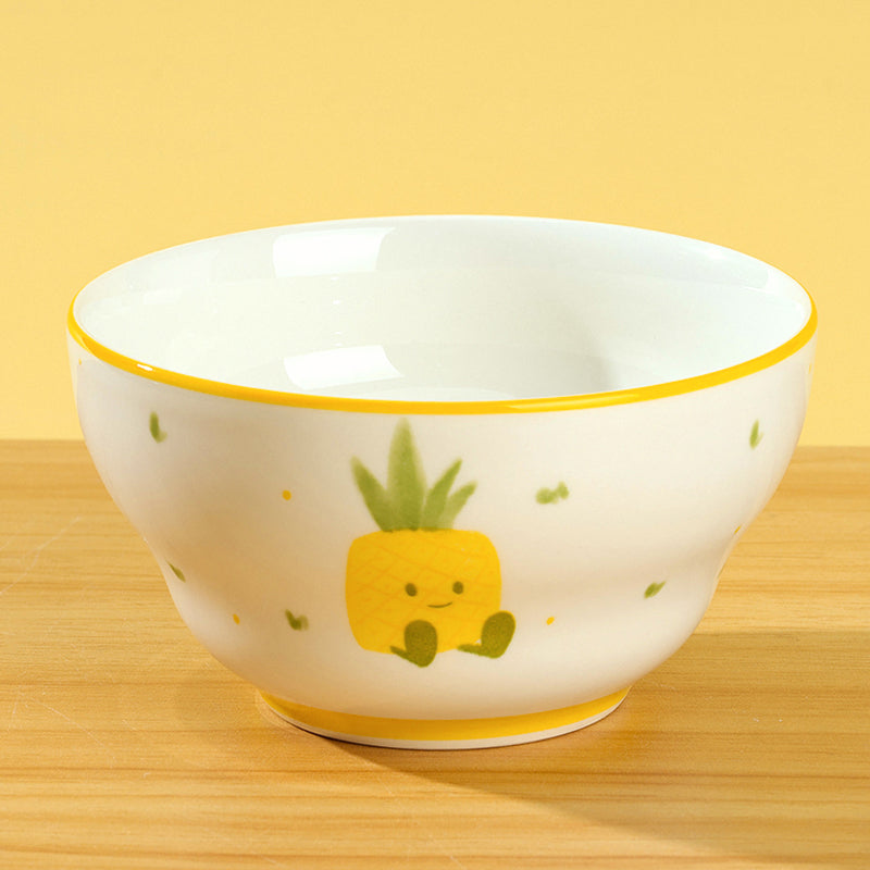4.7-inch Pineapple-patterned Gourd Bowl M.66 JPDB