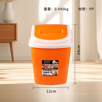 Square Swing-lid Trash Can - Model 666 M.23 JPDB