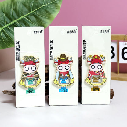 Model 4068 Cute Cow Magnetic Bottle Opener M.69 JPDB