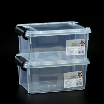 HT30578 Transparent Storage Box Thickened PP Material Sealed Dustproof Home Organizer M.67