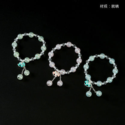 Mermaid Pearl Trojan Horse Bracelet  M.43