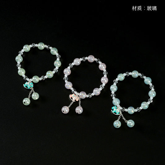 Mermaid Pearl Trojan Horse Bracelet  M.43