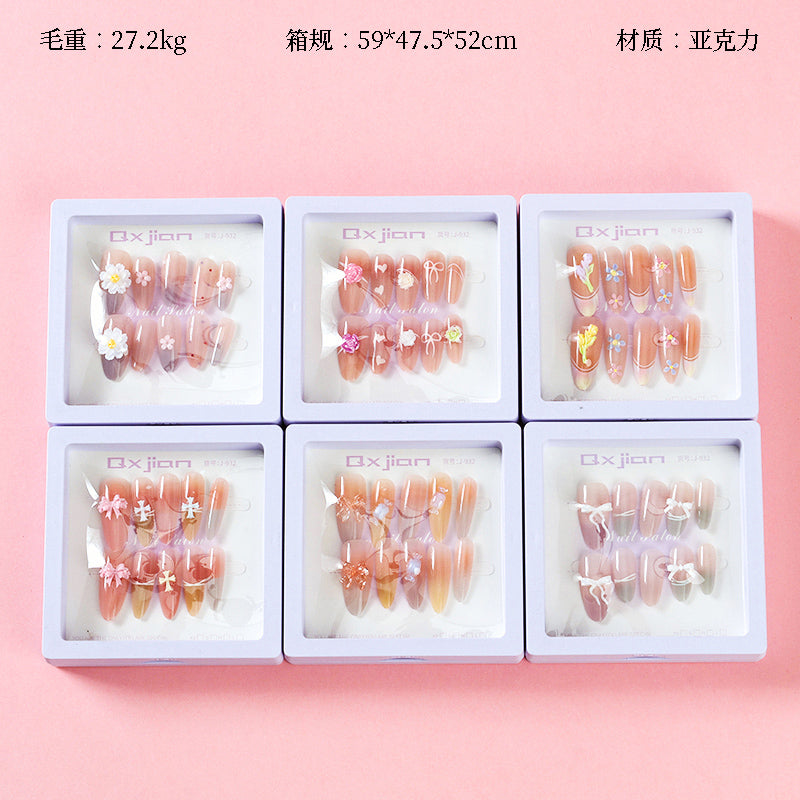 932 Sunset Prosperity Series Fake Nails M.52