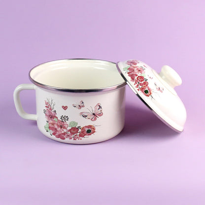 16cm Double Butterflies Porcelain Fast Food Cup - Model K-1603 M.65 JPDB