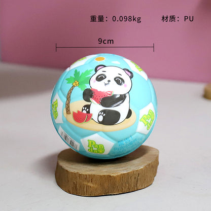3.54 Inch Cute Panda Soccer Ball - K90205 M.92 JPDB