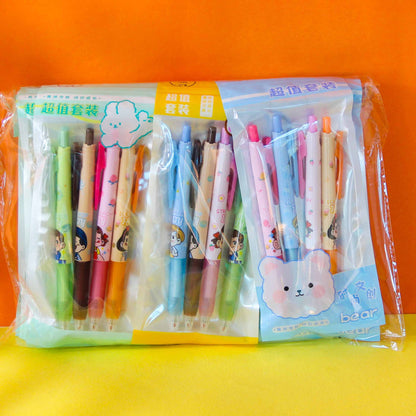 4 Click - action Gel Pens in a Bag (Styles Randomly Assorted) M.82