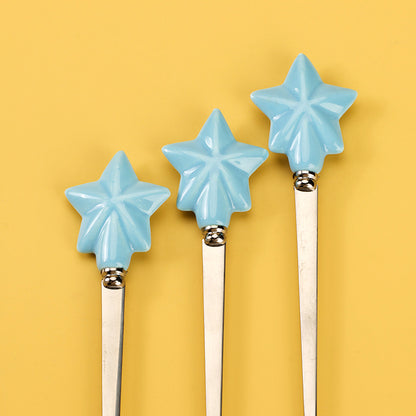Star-Shaped Ceramic Ice Spoon M.66