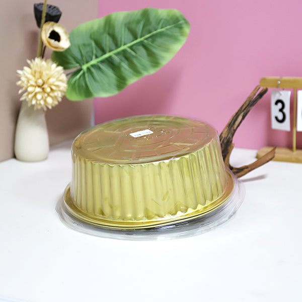 Kloss Model 7866 Disposable Gold Foil Baking Tray (Round  2 Pcs)