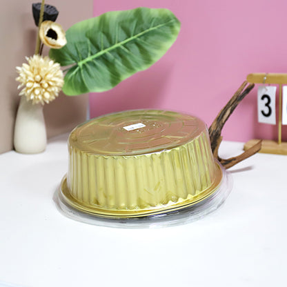 Kloss Model 7866 Disposable Gold Foil Baking Tray (Round  2 Pcs)