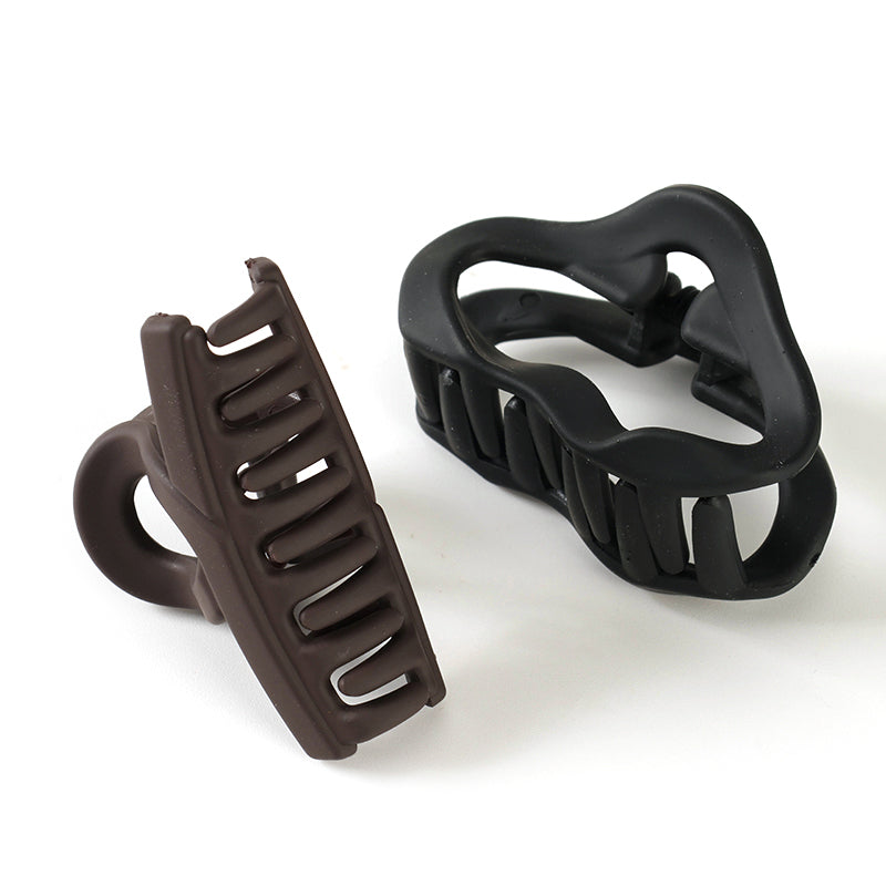 M42 Boxed Milk Tea Color Matte Medium-Sized Claw for Styling