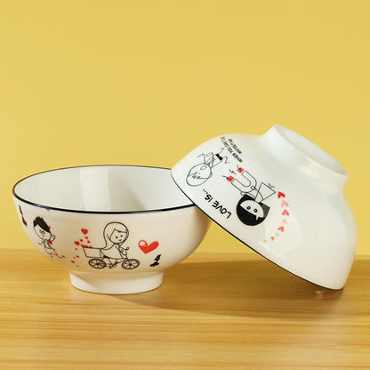 Cuenco de boca recta de 6 pulgadas con patrón de azalea (3762-63) M.66 JPDB 