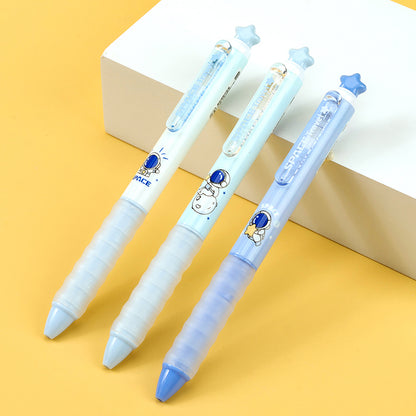 305 Backpack Capybara 3-Color Ballpoint Pen 0.5mm Black/Blue/Red with Clip for Students M.82 M.82