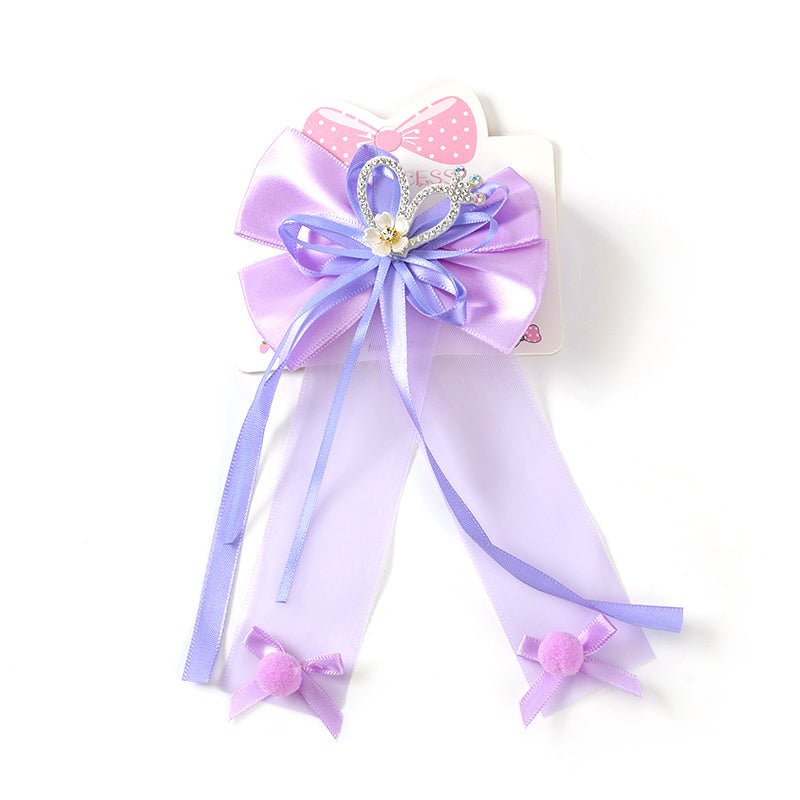 M42 Boxed Ribbon & Bow Hair Clips for Kids