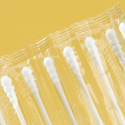 M.27-J-6616 Ear Pick + 30 Spiral White Thick Paper Stick Cotton Swabs