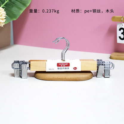 Model 213 Solid Wood Trouser Hangers (3 Pieces) M.15 JPDB