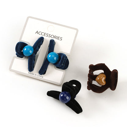 M42 Boxed 2 - Piece Flocked Small Claw with Bead Decorations