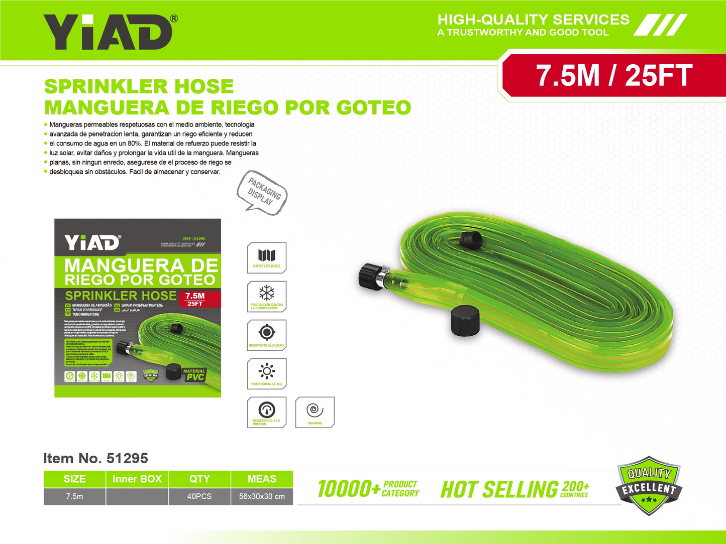 7.5MPVC permeable pipe M.33