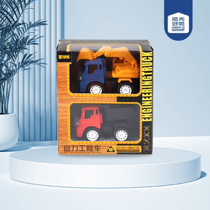 Model A1102 Individual Pull - back Mini Engineering Vehicle (4 Styles Assorted)M.03 JPDB