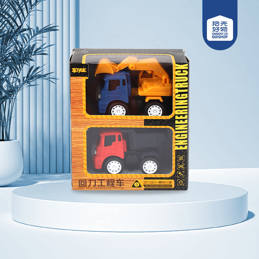 Model A1102 Individual Pull - back Mini Engineering Vehicle (4 Styles Assorted)M.03 JPDB