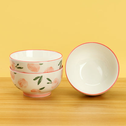 5.2-inch Mingxin Lucky Bowl (Peach Design) M.66 JPDB