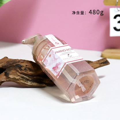 Shasha Ouya Amino Acid Fresh Cherry Shampoo 480g Moisturizing Gentle Cleansing Hair Care M.56 JPDB