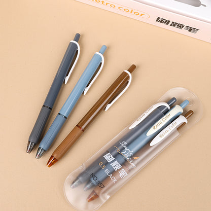 Ivanster 957 Set of 3 Problem - Solving Pens in Retro Colors (Insert Box) M.82