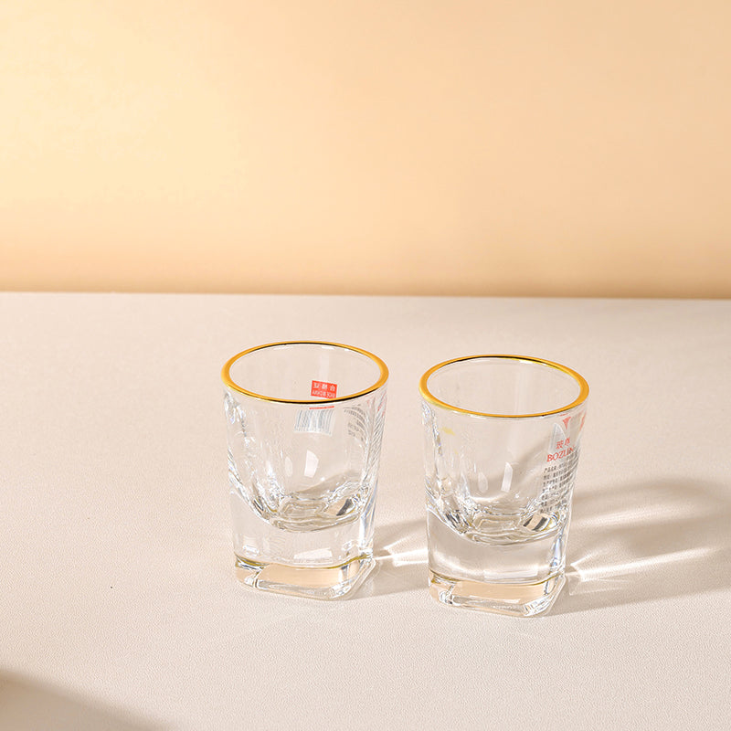 Boxing Model B013 Small Wine Glass (Gold-Rimmed) M.17