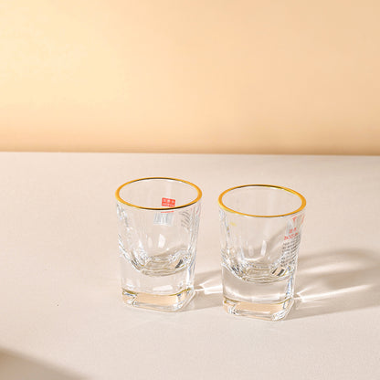 Boxing Model B013 Small Wine Glass (Gold-Rimmed) M.17