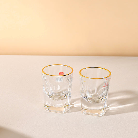 Boxing Model B013 Small Wine Glass (Gold-Rimmed) M.17