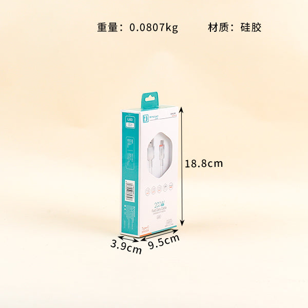 Cable de datos de silicona genuina tipo C compatible con Huawei, resistente a las heladas, de 1,2 m - Modelo L63 A12 JPDB 