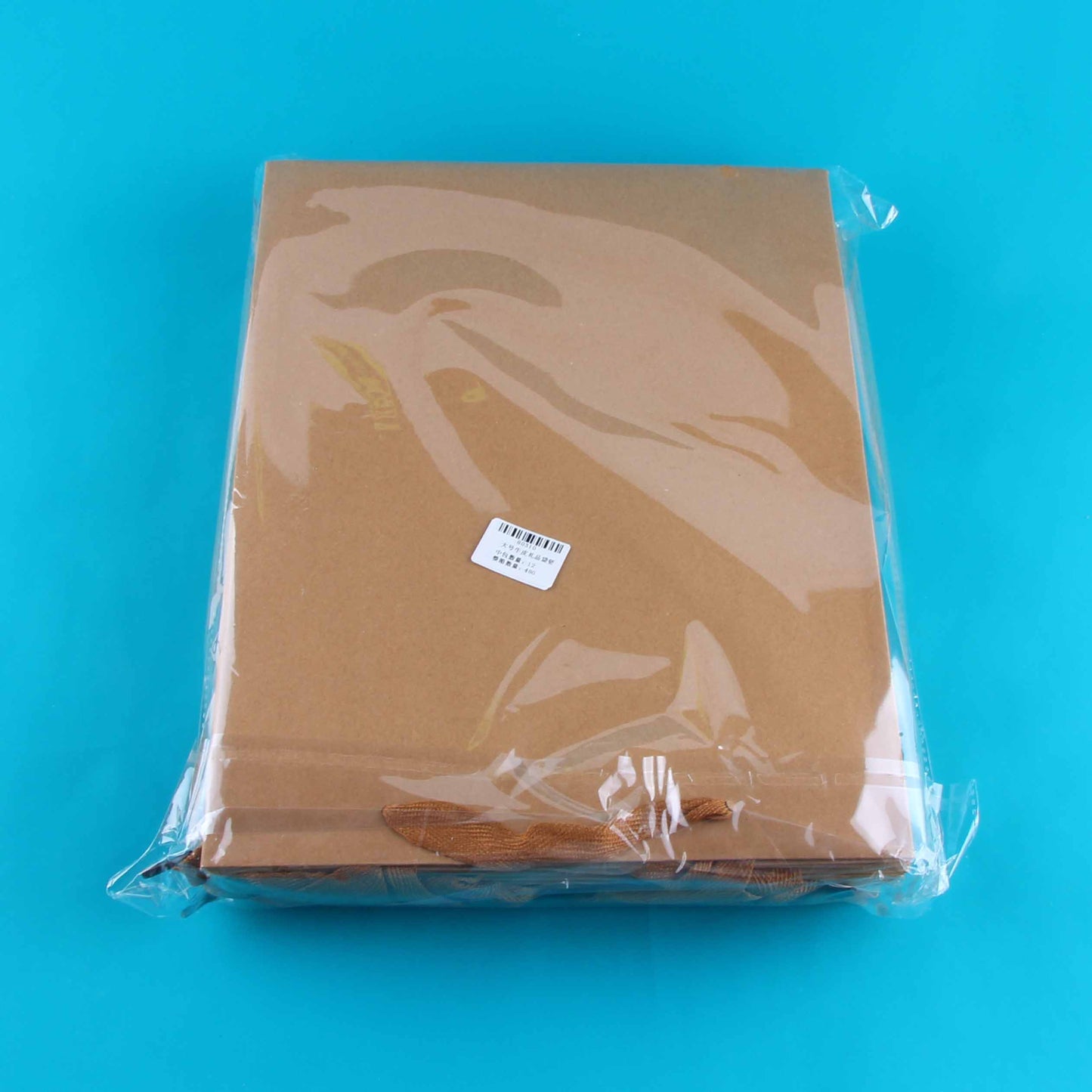 Large-sized cowhide gift bag, vertical sage (26*12*32) M24