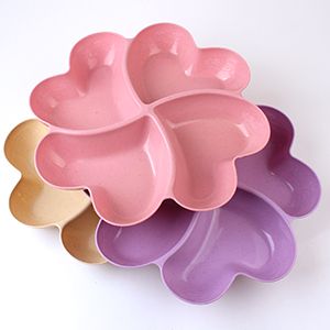 3347-1 Plum Blossom Four-Compartment Fruit Plate M.20