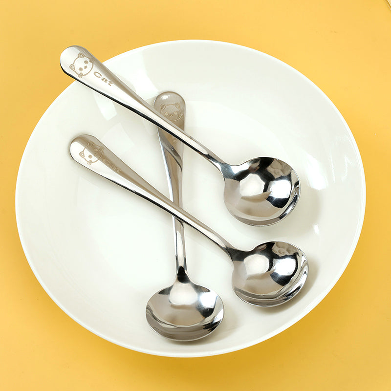YLZ-1396 Cat-Shaped No.2 Round Spoon M.66