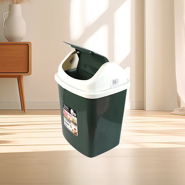 Square Swing-lid Trash Can - Model 666 M.23 JPDB