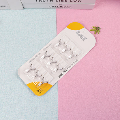 Model JDL-328 Adhesive Hooks - 9 Pcs M.16