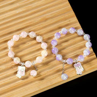 Gradient Enamel Butterfly Bracelet  M.43