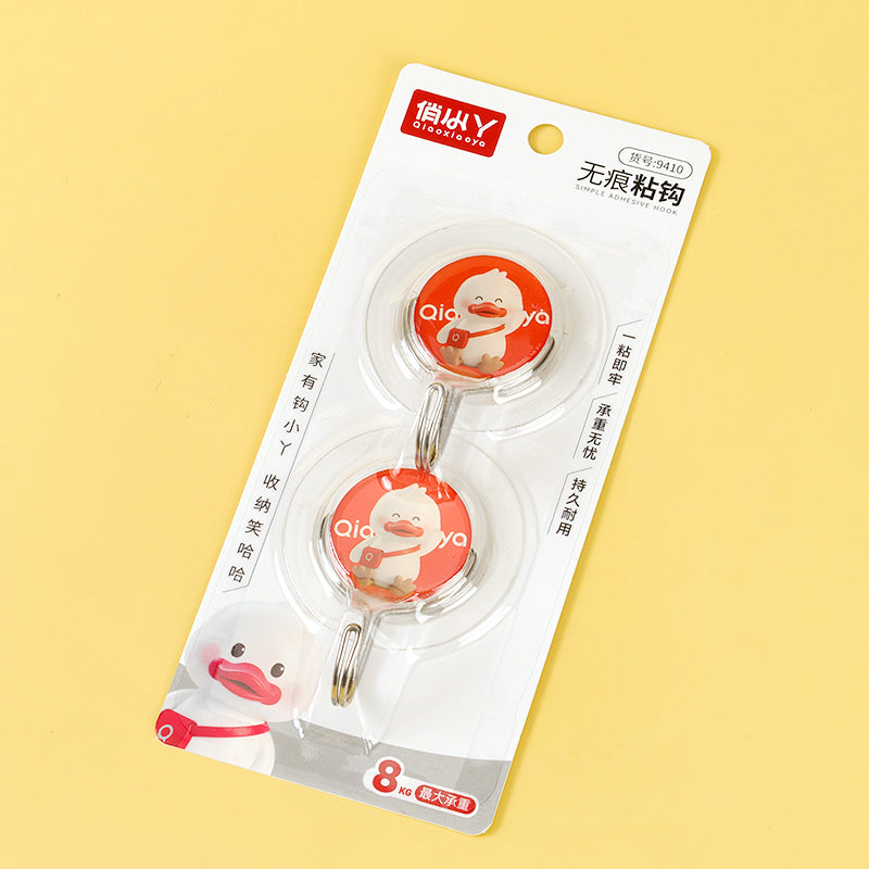 Qiaoxiaoya Model 9410 Adhesive Hooks - 2 Pcs Little Girl Design M.16