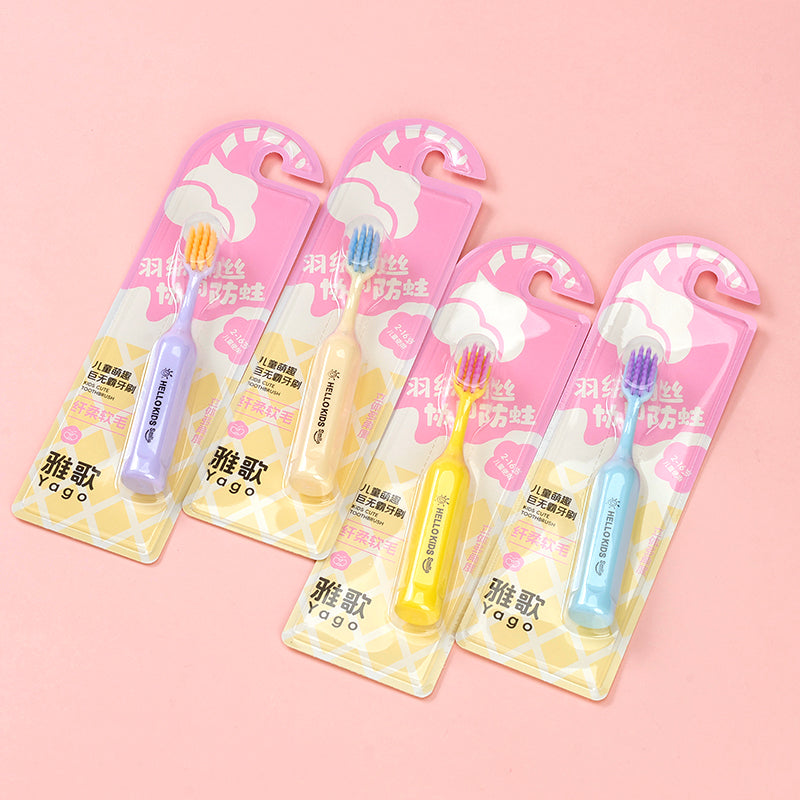 Yage Kids Giant Toothbrush Extra Soft Elastic Bristles 4 - 12 Years Old Large Head Gum Care M.14