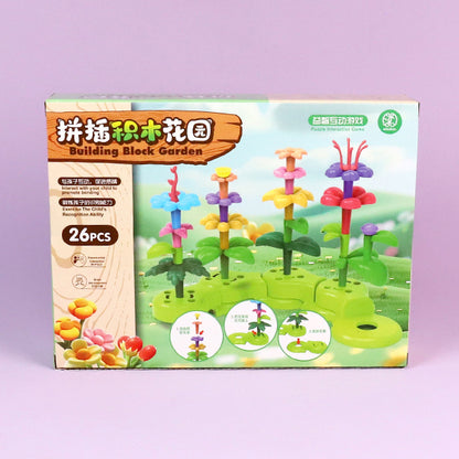 857-54 Educational Interlocking Building Blocks Garden M.02 JPDB