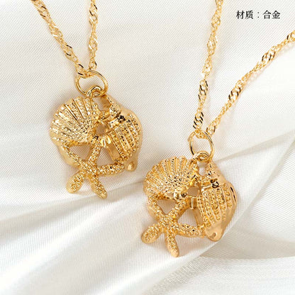 Creative Starfish Shell Necklace M.43