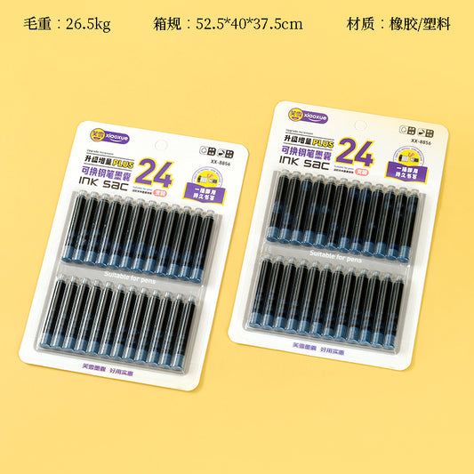 Premium XX-8856 Blue-Black Ink Cartridges (24-Pack) M.82