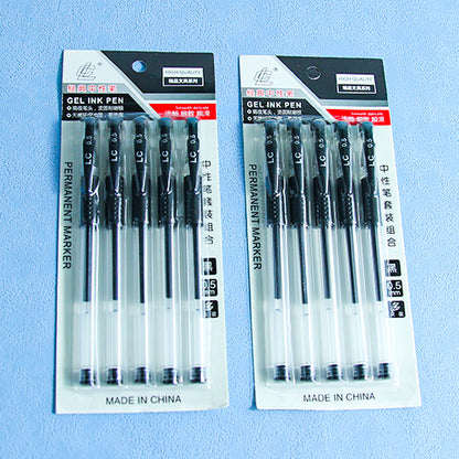 LC Blister - packed 5 - piece Set of Gel Pens (600 sets per carton) M.82