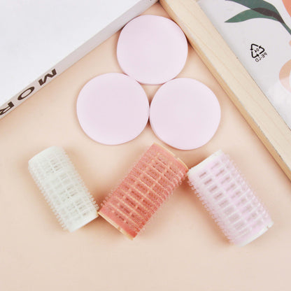 0017 Three curling irons + powder puff set M.50