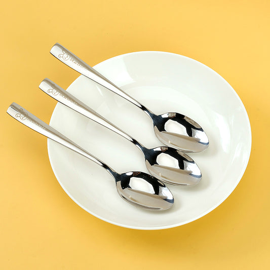 YLLZ-1747 Rabbit-Shaped Square-Handle No.2 Pointed Spoon M.66