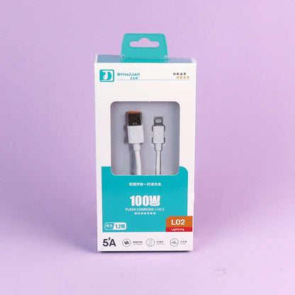 L02 Apple Data Cable 1.2M - MFi Certified 20W Fast Charging for iPhone/iPad A.12 JPDB