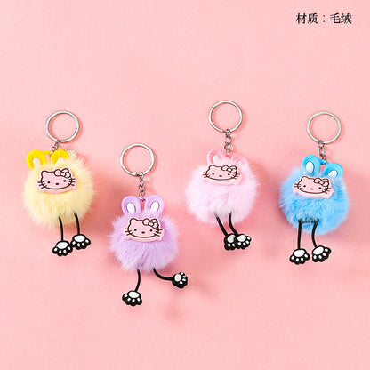 Hello Kitty Pom-pom Dangling Leg Bag Charm M.41 M.46 M.72