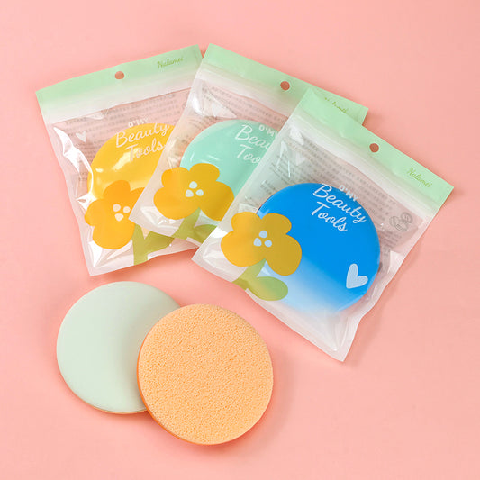 0017 Esponja limpiadora facial de doble uso, tamaño grande, M.50 