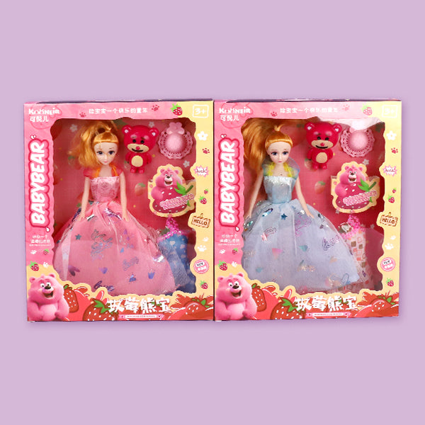 Model 125 - 144 Blank - body Roseberry Baby Bear Princess Doll Set (11.5 Inch) M.04 JPDB
